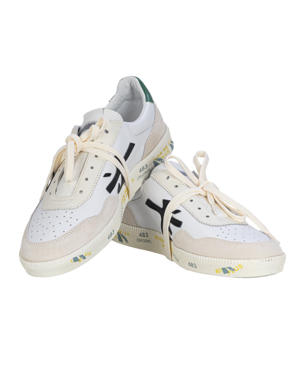 shop PREMIATA Saldi Scarpe: Premiata sneakers CLAYD var. 6353 in pelle con inserti in camoscio.
Linguetta elastica che consente di essere indossata anche senza stringhe.
Logo laterale tono su tono.
Patch posteriore a contrasto.
Composizione tomaia: 100% pelle.
Composione suola: 100% gomma.
Composizione fodera: 100% pelle di capra.
Fabbricato in Vietnam.. CLAYD .-6353 number 8859038